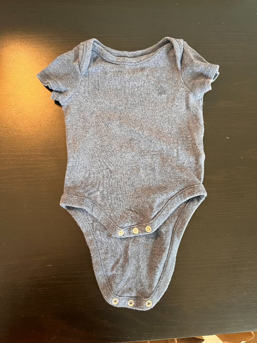 [$2 in a bundle] Gap 0-3 mo blue short sleeve onesie